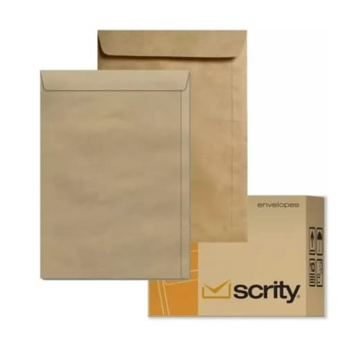 Envelope Saco Kraft Pardo - SKN032 - 229x324 Scrity - 250 Unidades
