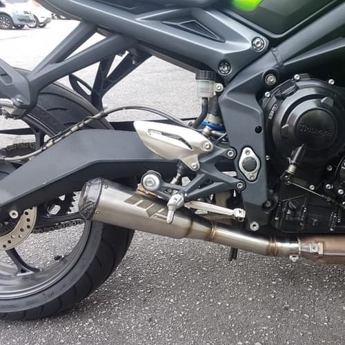 Escapamento Esportivo Street Triple 675R GP Inox Triumph Ronco Forte Design Premium Moto