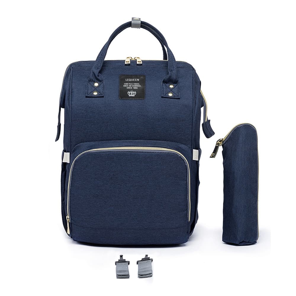 Mochila Sáida Maternidade Feminina Bolsa Lequeen Bebê