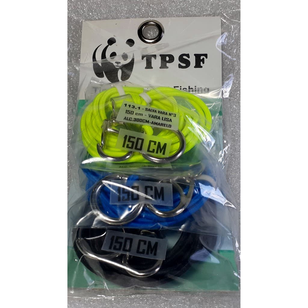 Salva Vara para pesca de   120 cm 3 unidades, colorido. TPSF.