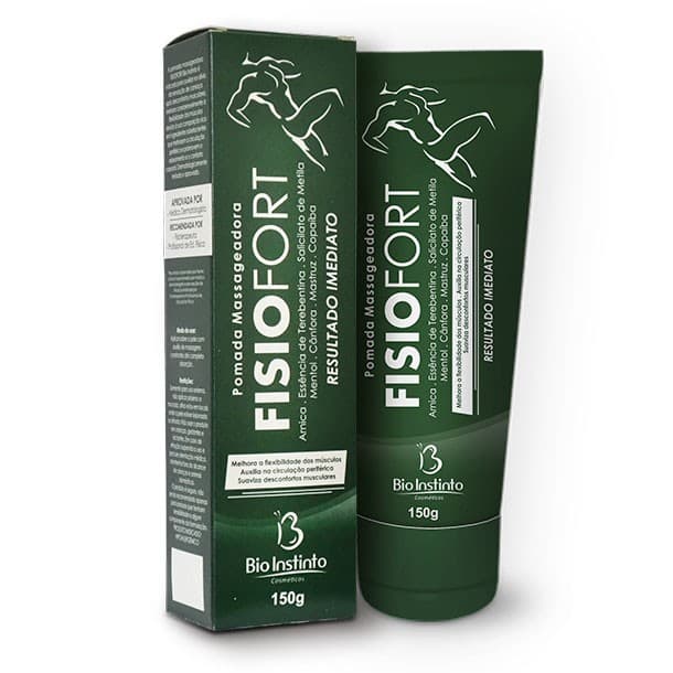 06 und POMADA MASSAGEADORA FISIOFORT VERDE 150g