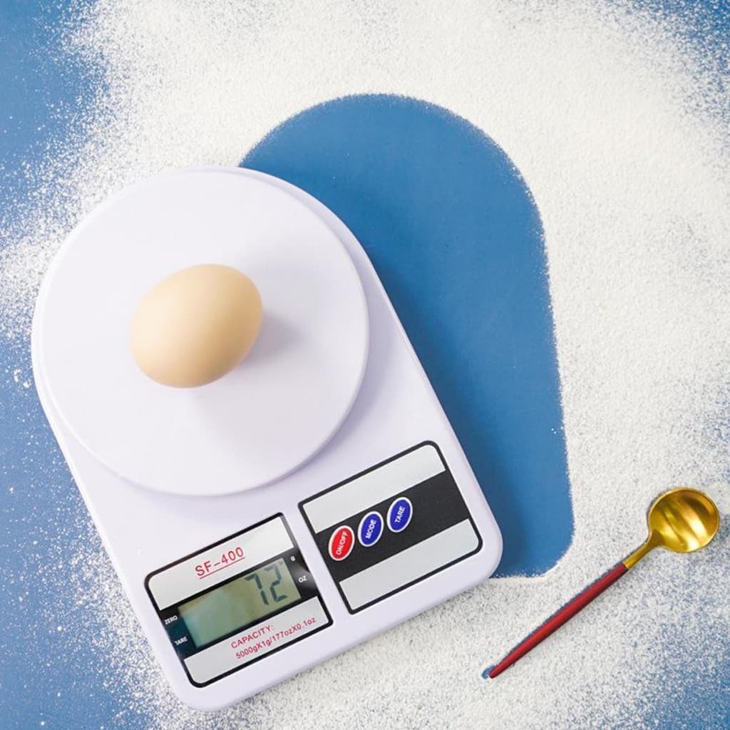 Balança Digital de Cozinha 10kg Alta Precisão SF-400 Para Cozinha e Culinária