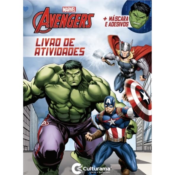 Diversao Com Adesivos - Marvel Vingadores Livro Diversao Adesivos Vingador