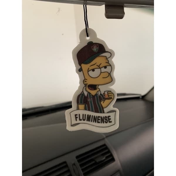 Aromatizantes Personalizados - Time Fluminense - Cheirinho de Carro - Pronta Entrega no Brasil - Tipo little trees