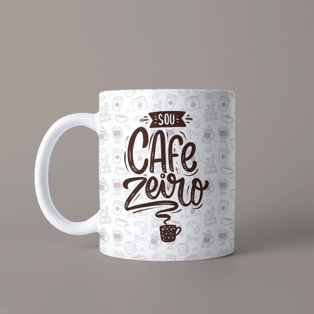 CANECA PERSONALIZADA AMANTES DE CAFÉ - SOU CAFEZEIRO