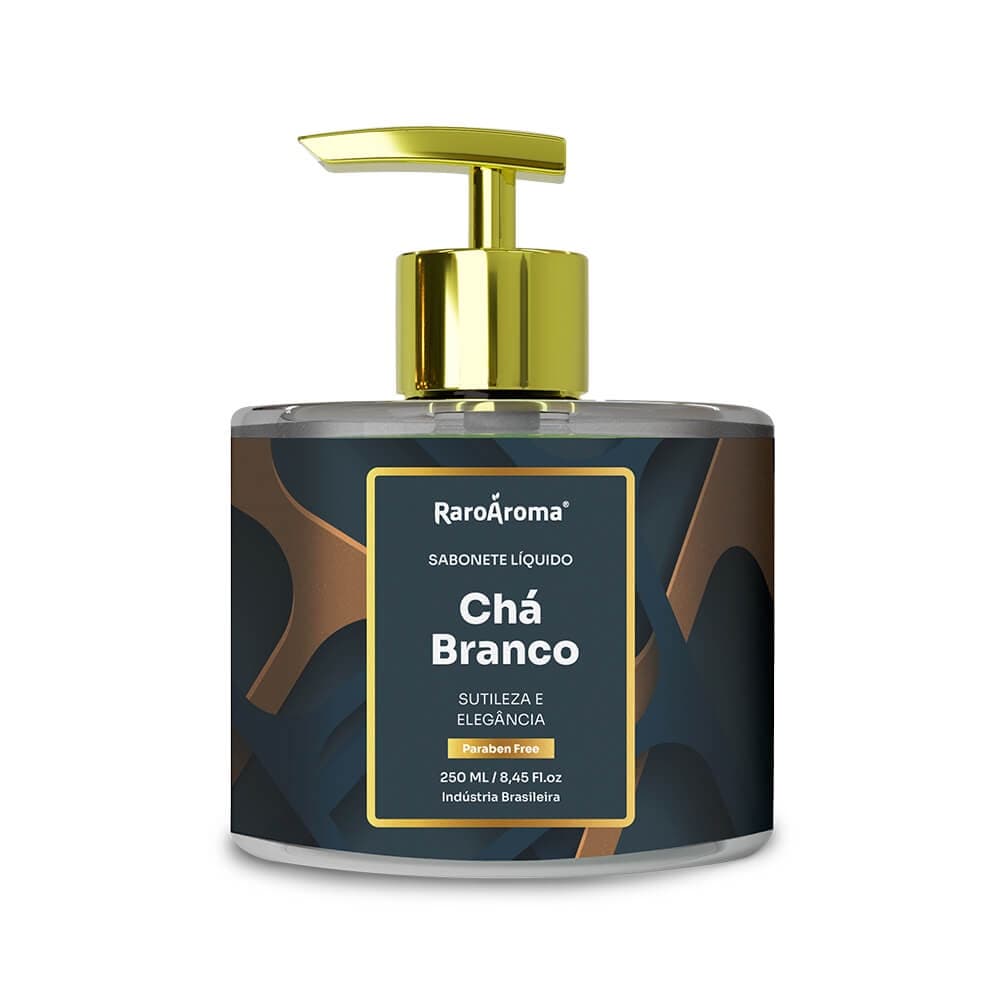 Sabonete Líquido Chá Branco 250ml Perolado | Raro Aroma