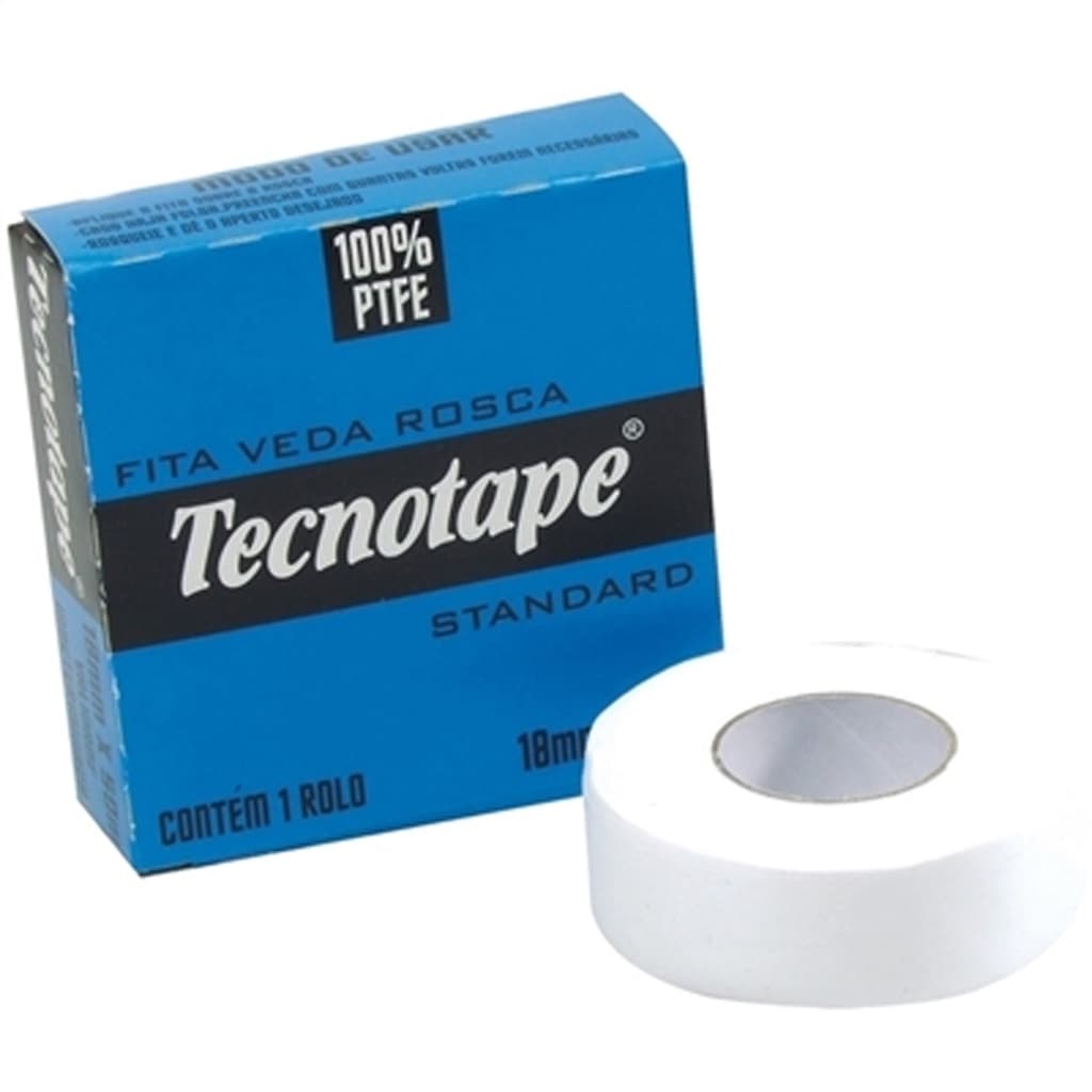 Fita Veda Rosca 18mm x 50m - Tecnotape