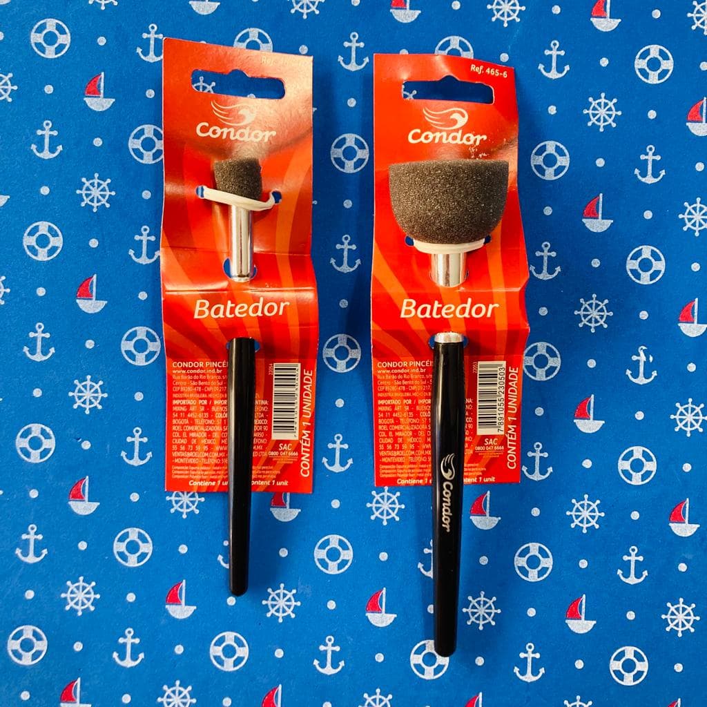 Batedor de pintura nº 0 e 6 para fazer bolinhas Condor