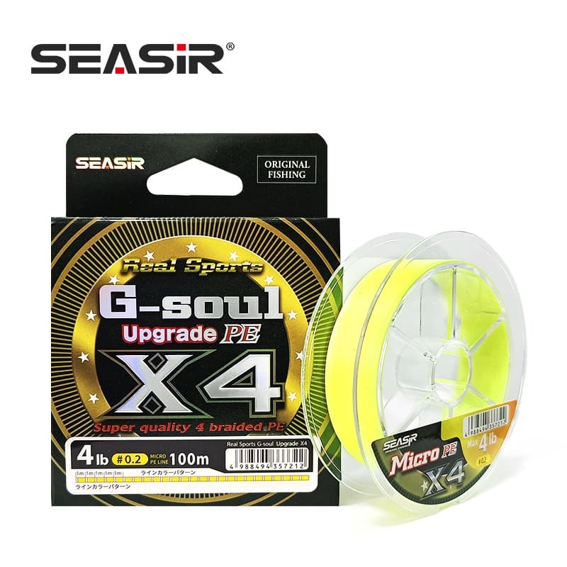 2022 Linha De Pesca Entrançada G-SOUL 4 Trançado 100m Multifilamento Super Forte Isca