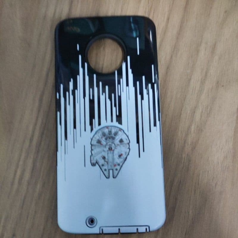 Capa de celular Motorola moto G6 desenho filme jogos Star Wars criança