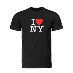 Camiseta Camisa NY New York I Love NY Malha Algodão Premium