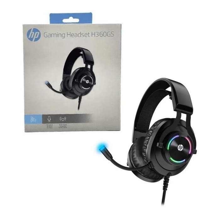Headset Gamer USB H360gs 7.1 Preto HP Gamer -  Fone de Ouvido