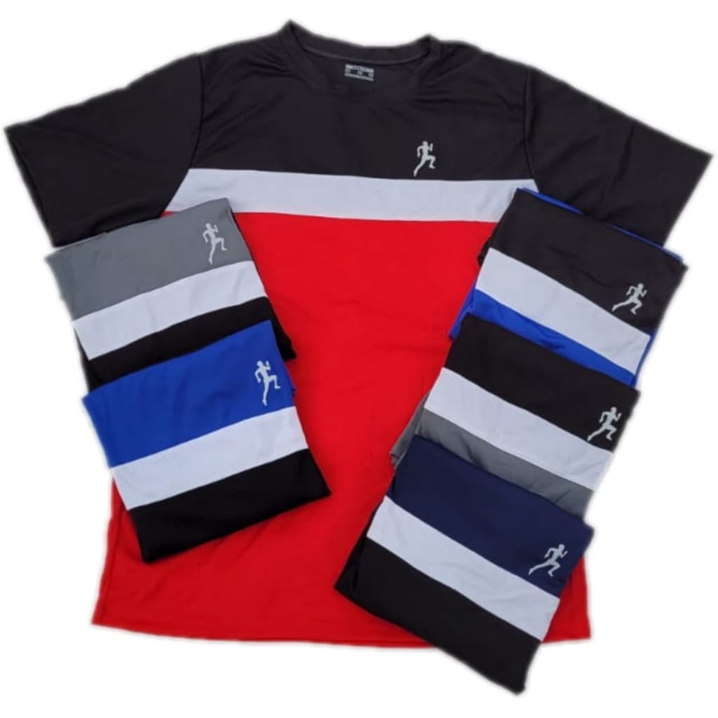 Kit 5 Camisetas Camisas Masculina Academia Esportiva Recorte