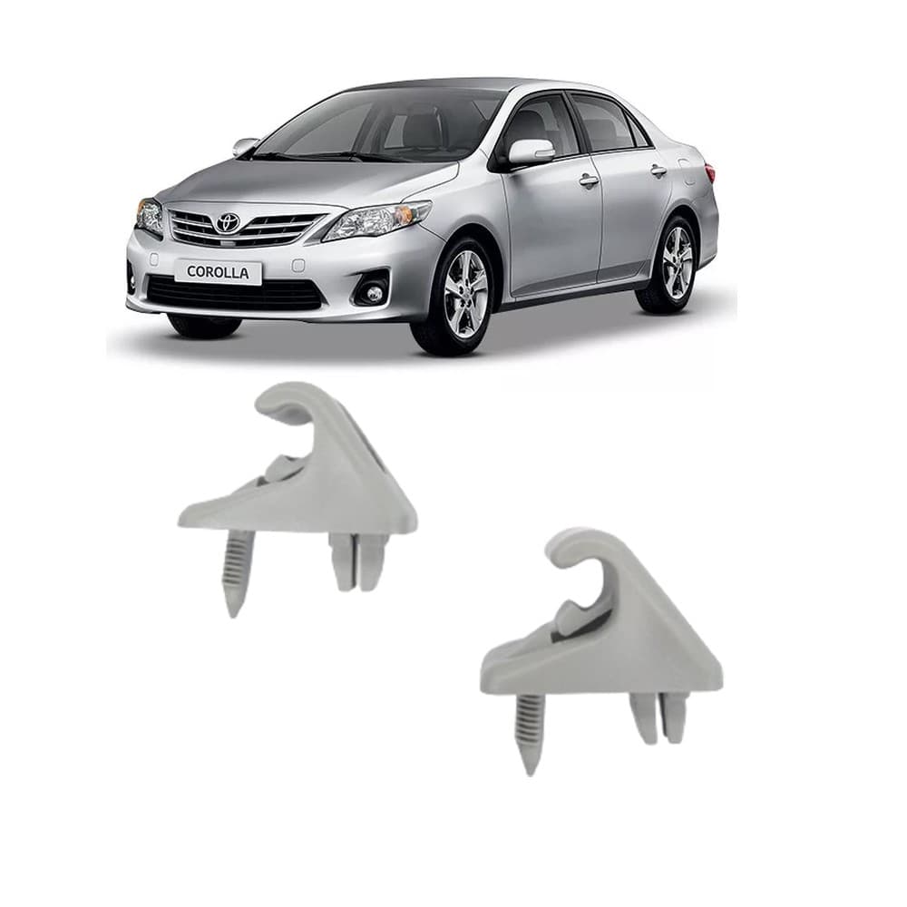 Par presilha quebra sol Toyota corolla 2014 2019 hilux 2004 2005 2014 sw4 2011 2012 2015 cinza claro