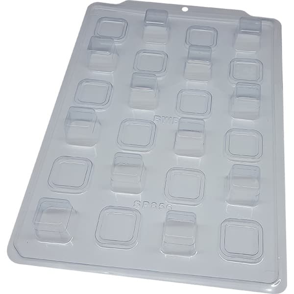 Forma Bwb Sp 856  Mini Caixa Quadrada Silicone 3 Partes Profissional Cod-3532  (Sp Especial)