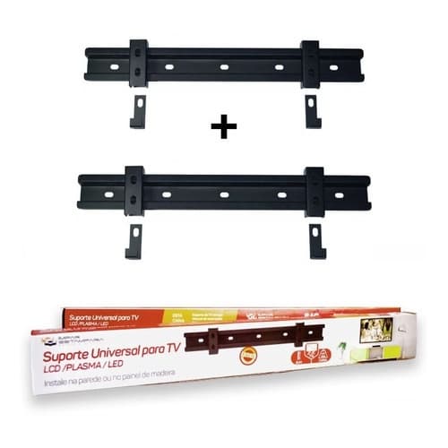 Suporte Tv Universal Regua - 20 À 55 Kit Com 2 Peças