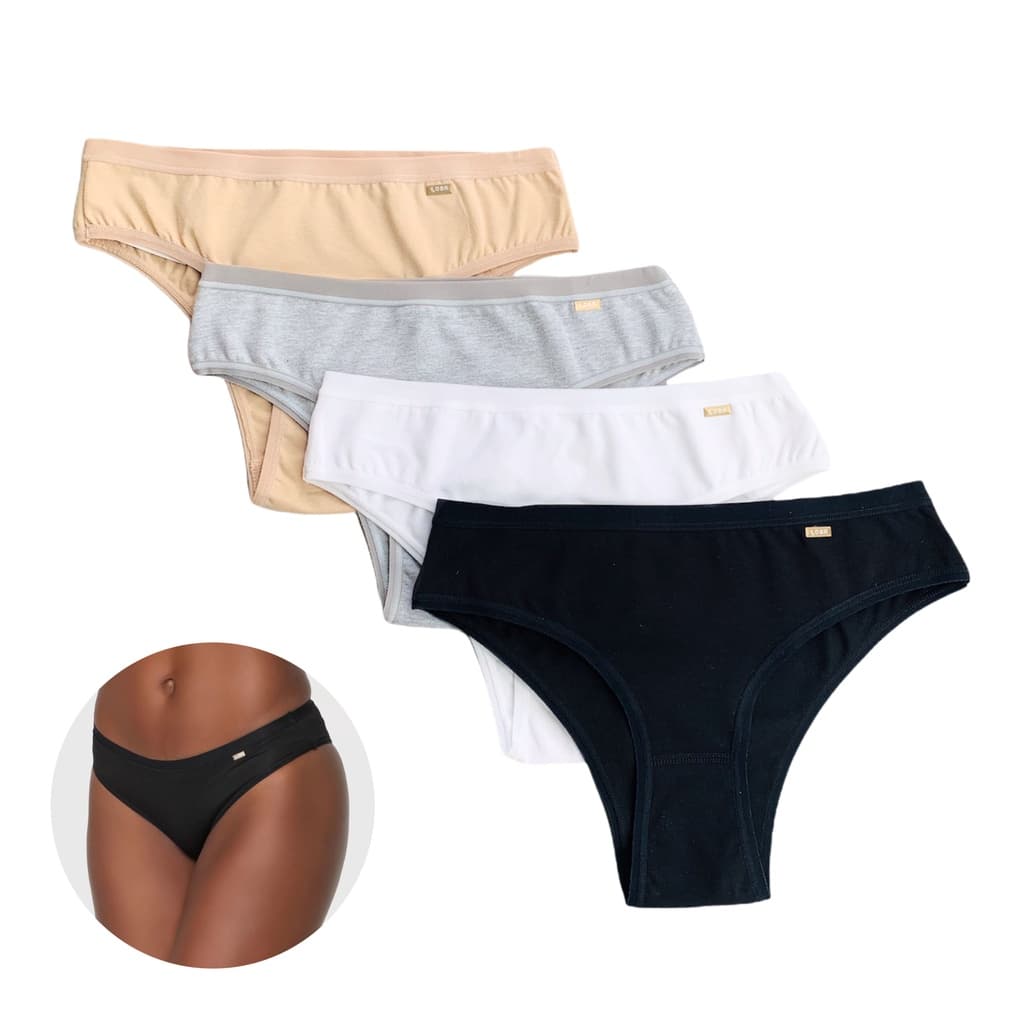 Calcinha Lupo Biquini Feminina Adulto Original Algodão