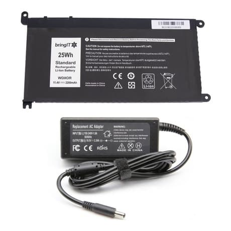Kit Bateria + Carregador Para Dell Inspiron P58f P66f P75f