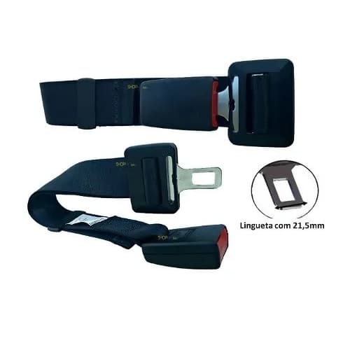 Extensor Prolongador Para Cinto De Segurança UNIVERSAL 22 MM