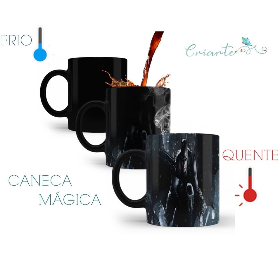 Caneca Porcelana Mágica Coleção Batman #14