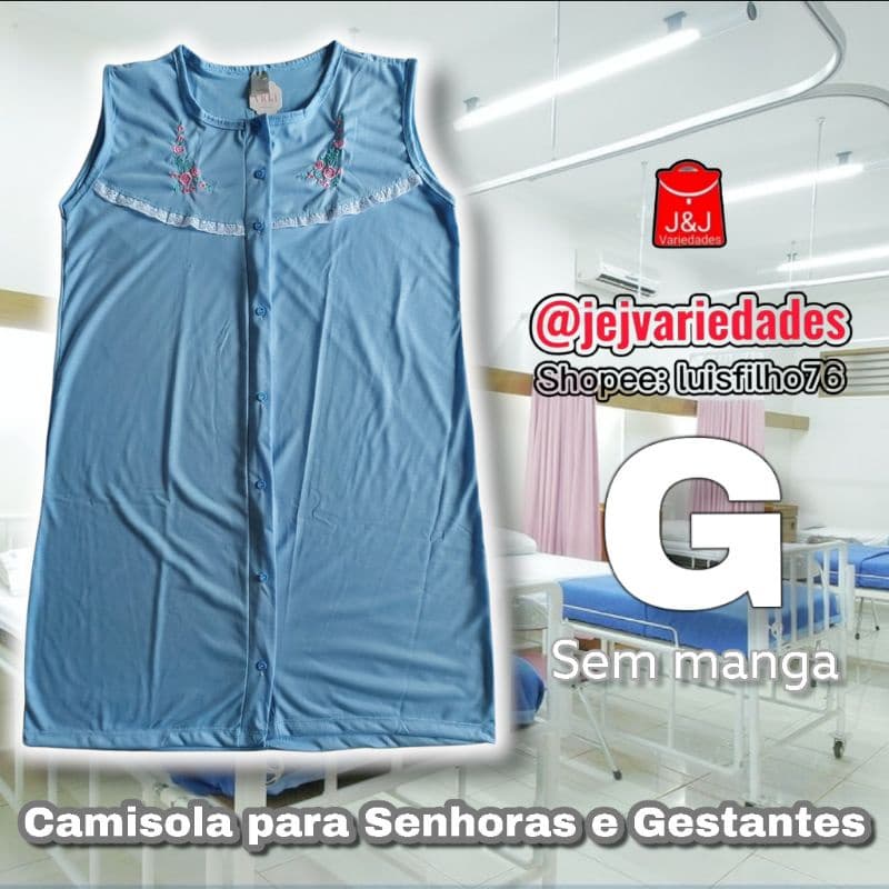 Camisola sem Manga G para senhoras ou Gestantes