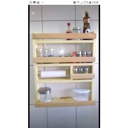 Porta temperos com porta papel. 100% sustentáveis.