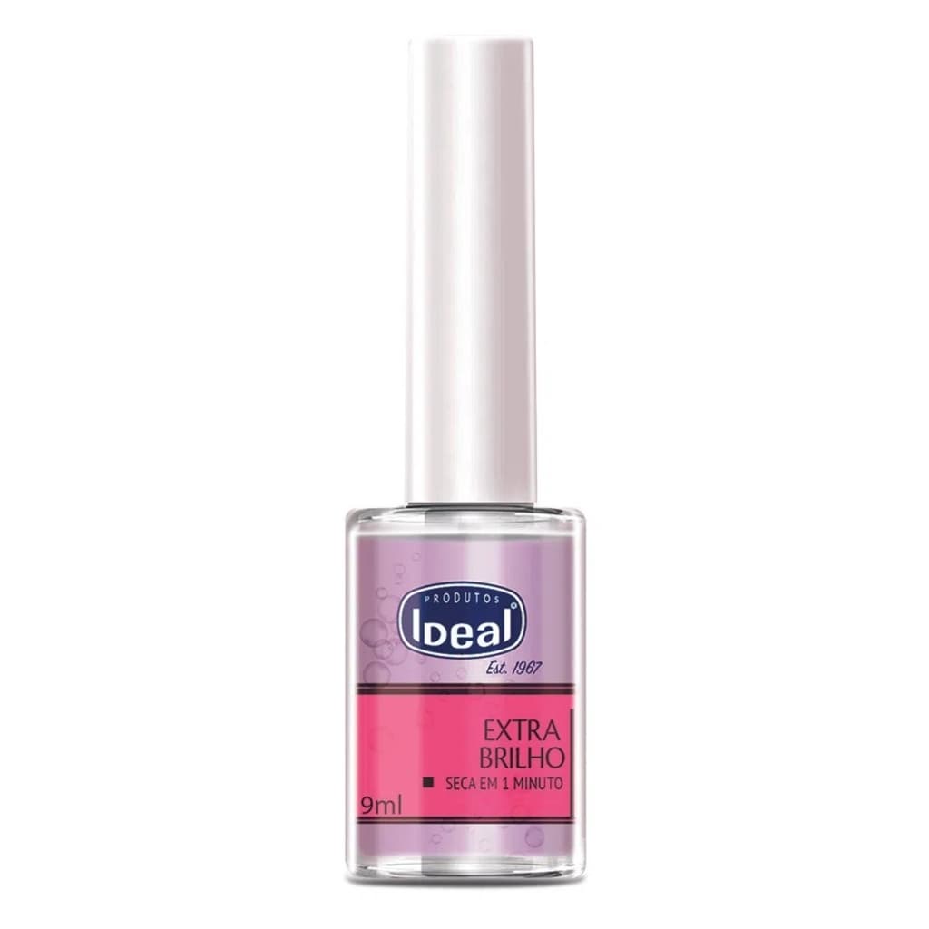 Extra Brilho Ideal 9ml Seca em 1 Minuto