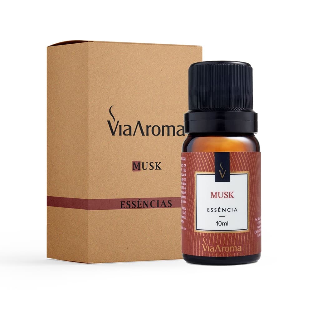 Essência Musk Via Aroma 10ml Clássica Para Aromatizador e Difusor de Aromas