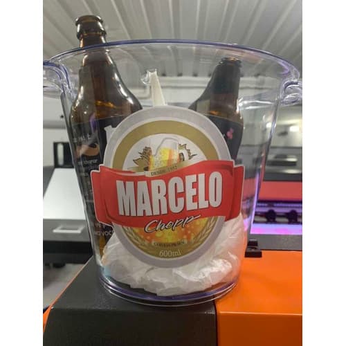 Balde De Gelo Acrilico Personalizado