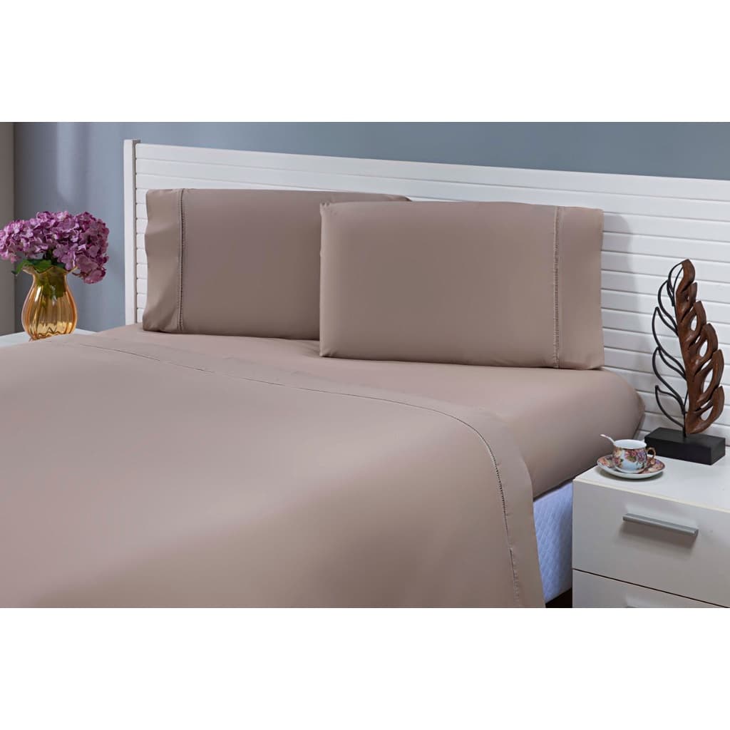 Jogo de Cama Elegance King 4 Peças Ponto Palito