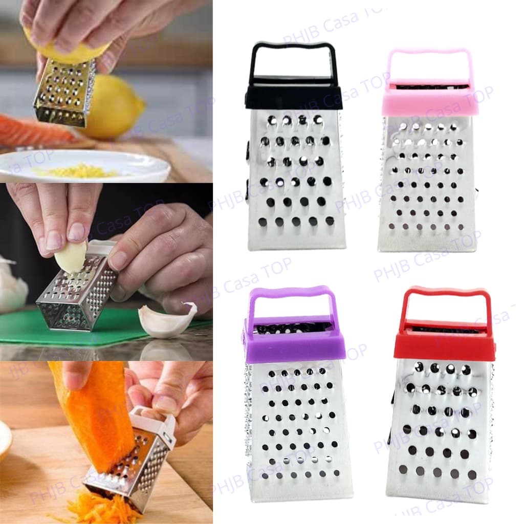 Ralador de Aço 4 Faces Inoxidável Mini Multifuncional Legumes Queijos  - TOP