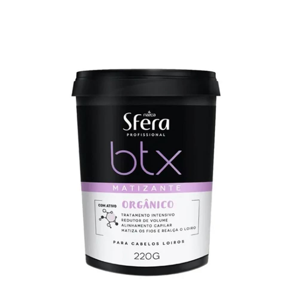 BTX Orgânico Sfera Matizante P/ Cabelos Loiros 220g