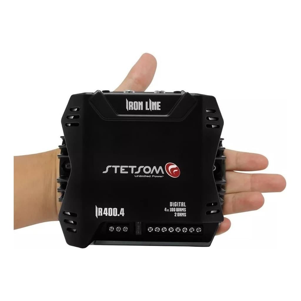 Módulo Amplificador Stetsom Iron Line Ir 400.4 400w Rms 4 canais promoção