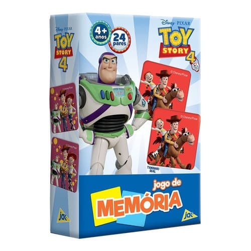 Jogo De Memória Toy Story Disney - Woody, Buzz E Jessi