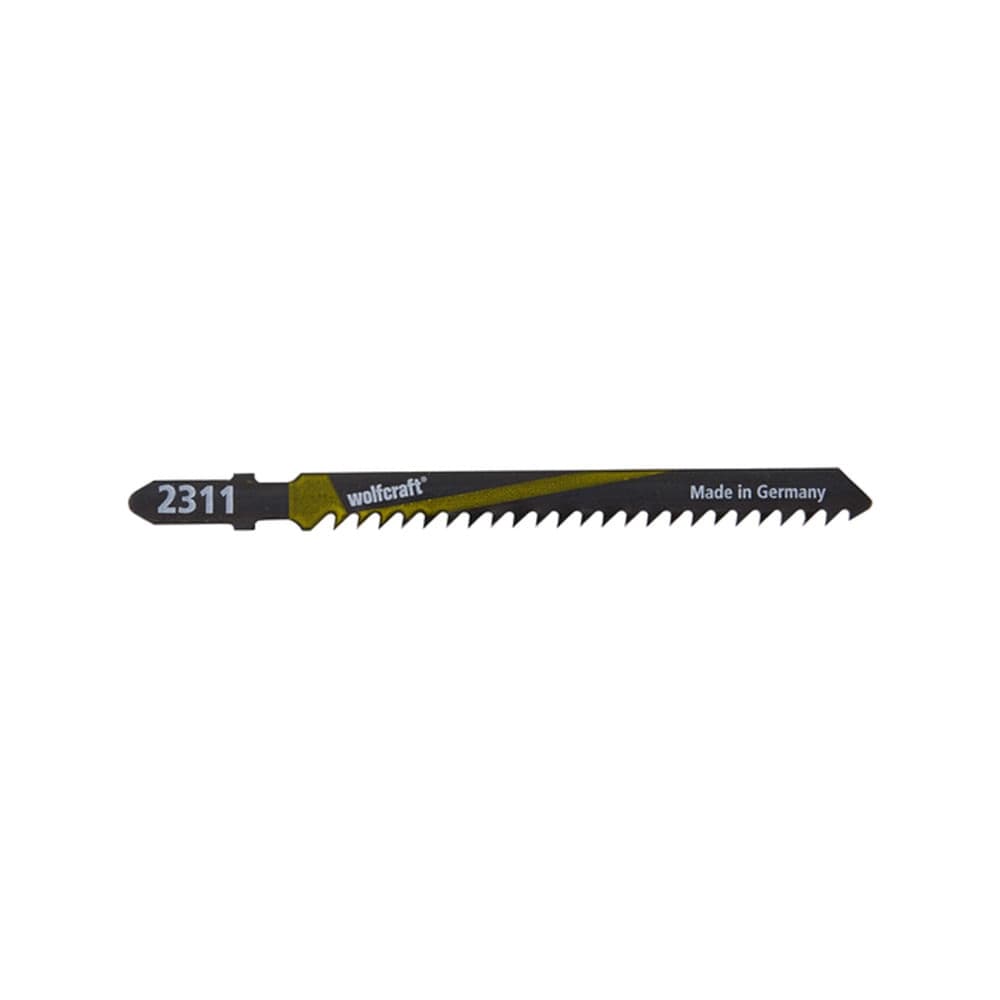Kit 2 Lâminas Wolfcraft 231100 pra Serra Tico-Tico Corte Fino e Sem Esforço