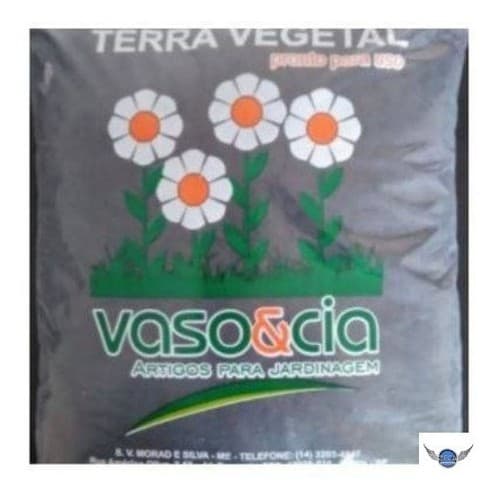 Terra Vegetal Vaso E Cia Pacote 1.8kg Qualidade Adubada