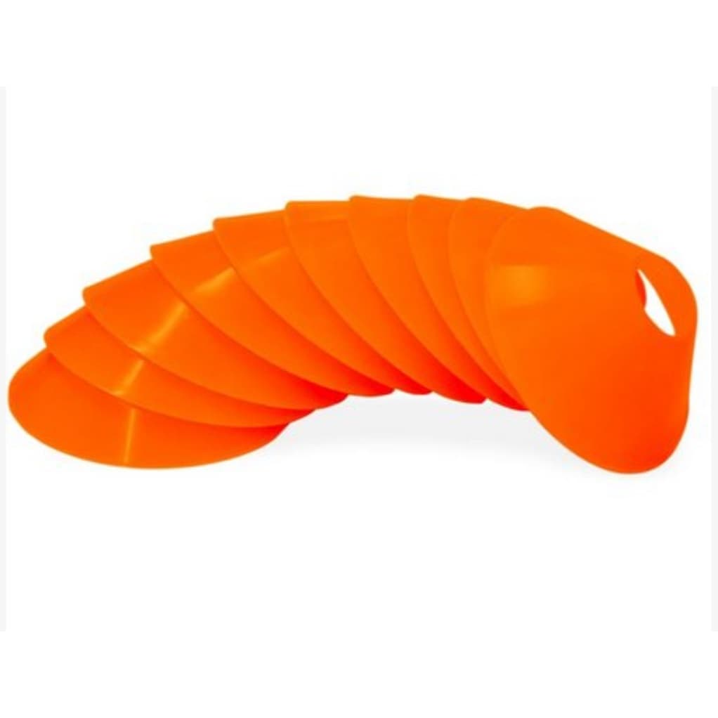 KIt C/10 Posicioners Chapeu Chines Treinamento Cor Laranja