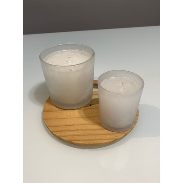 Kit vela aromática parafina no vidro! Fragrância à sua escolha
