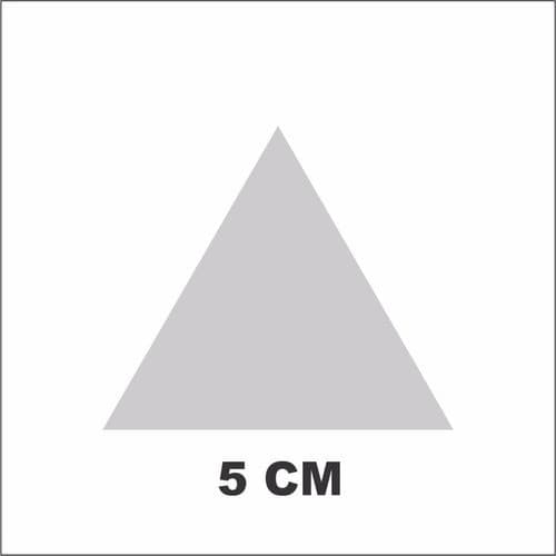 Adesivos De Parede Triângulos Decorativos 125 Unidades 5cm Quarto Infantil Geométrico Decoração
