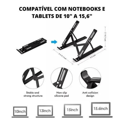 suporte para Notebook e Laptop tablete mec-book