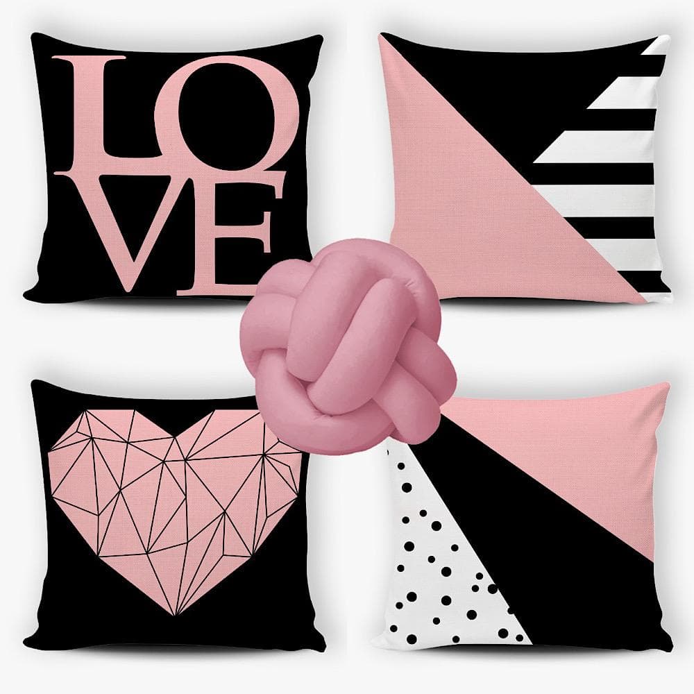 Kit 04 Capas de Almofada Decorativas Modern Pictury Mais Nozinho Escandinavo - 038