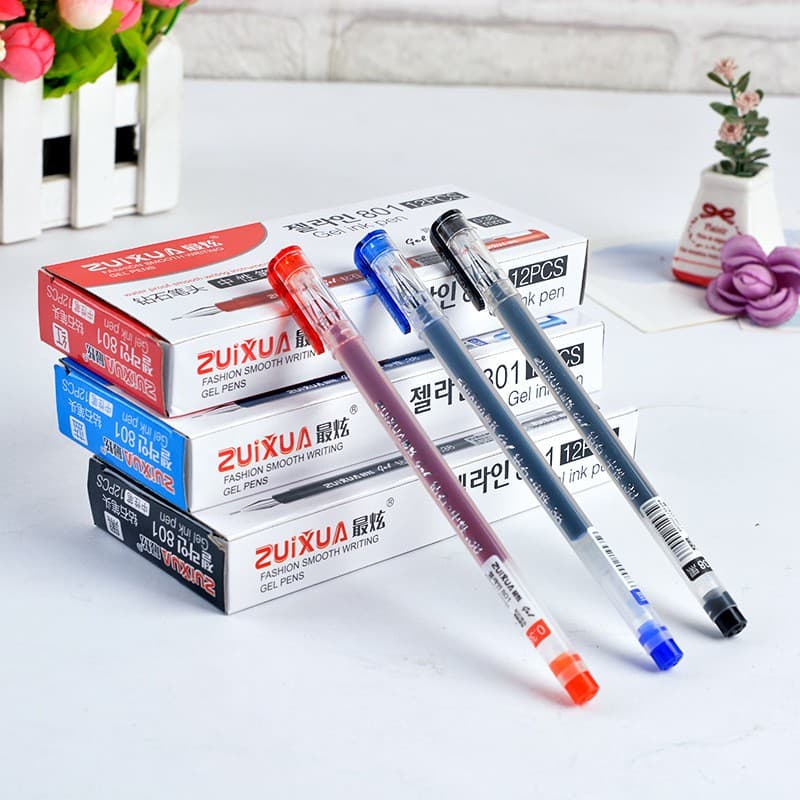 1 Pcs Grande Capacidade De Diamante Cabeça Caneta gel Papelaria Criativa Bonito Transparente Escrita Escritório Estudante