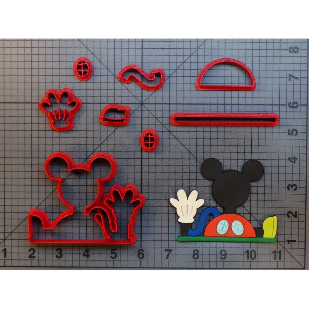 Cortador  Clubhouse Mickey  Criarte 3d 6cm