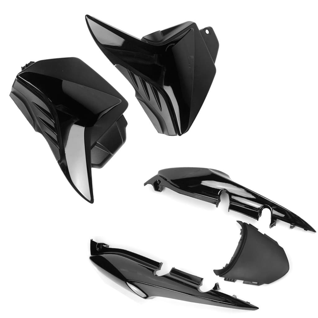 Conjunto Rabeta + Tampas Laterais de Moto Fan 150 ESI ESDI ano 2009 até 2013