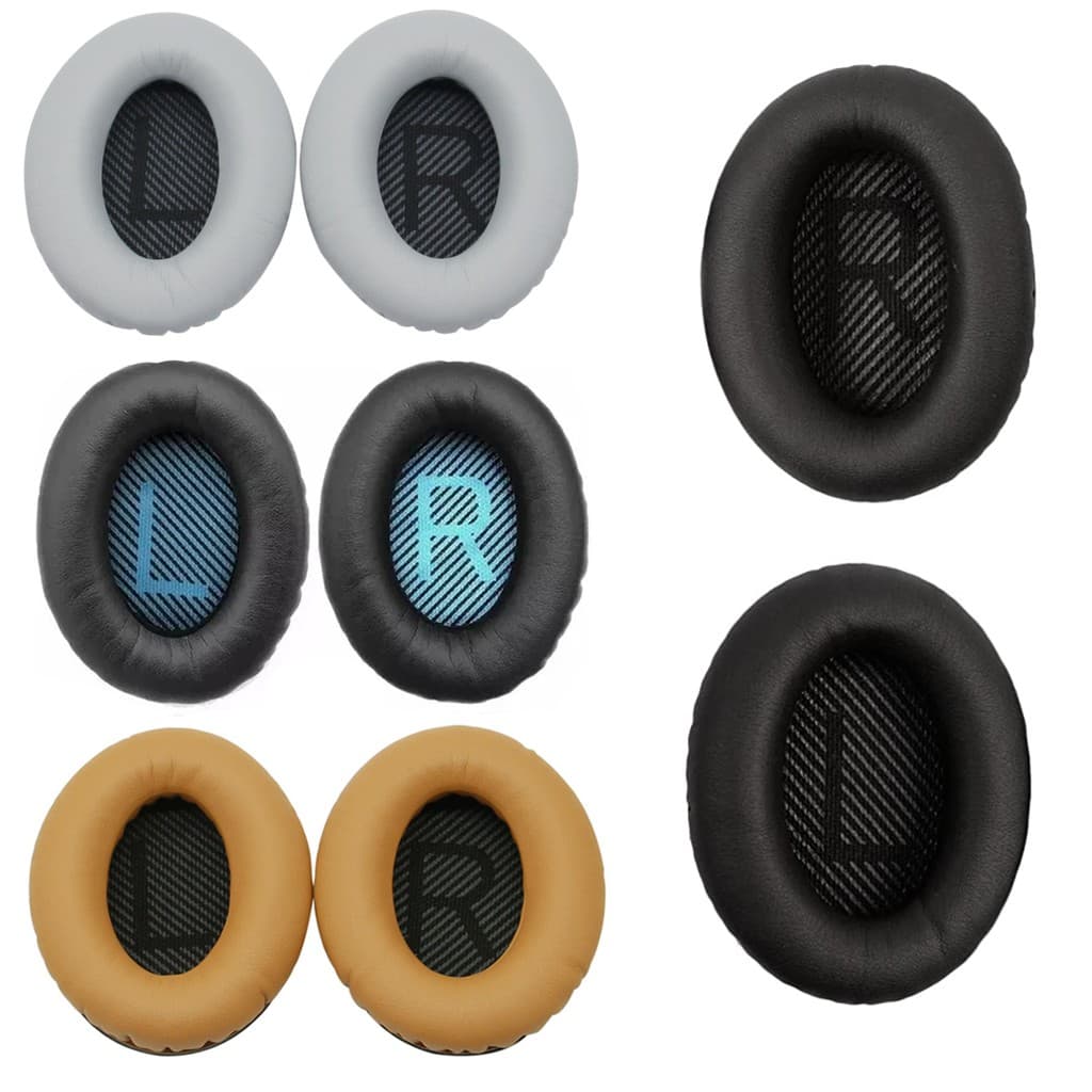 Par de Almofadas Espuma para o Headset Bose Quietcomfort Qc35 Qc25 Qc15 Ae2 Ae2i Ae2w