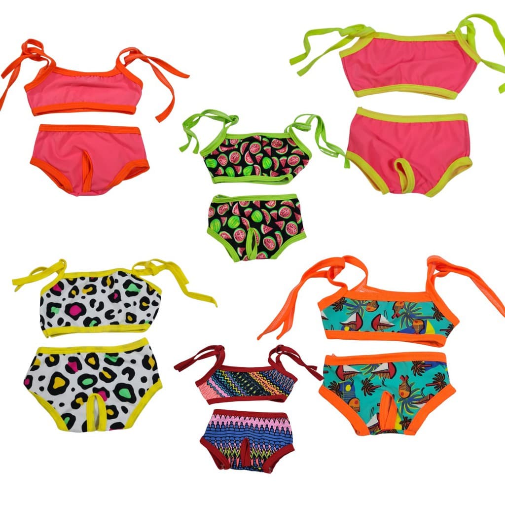 Biquíni Para Cachorro  Pet - Moda Praia Pet - Verão Pet -P, M, G Pequeno Porte - Biquini Pet - Biquini para cachorro