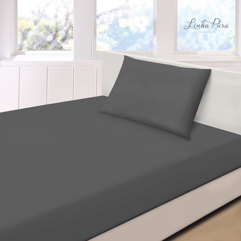 Jogo de Cama Solteiro 2 Peças - Tecido Micropercal 200 Fios