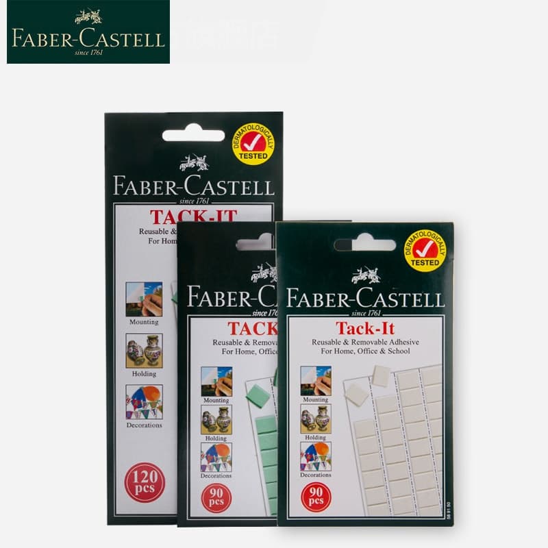 Faber Castell Art Tack-It Cola Adesiva Multiuso Argila Removível Reutilizável Ferramenta De Arte Não Tóxica Fixador De Ponta Plasticine-187076