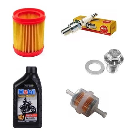 Kit Revisão Simples Titan 150 2004 A 2008 Vela Oleo Filtro
