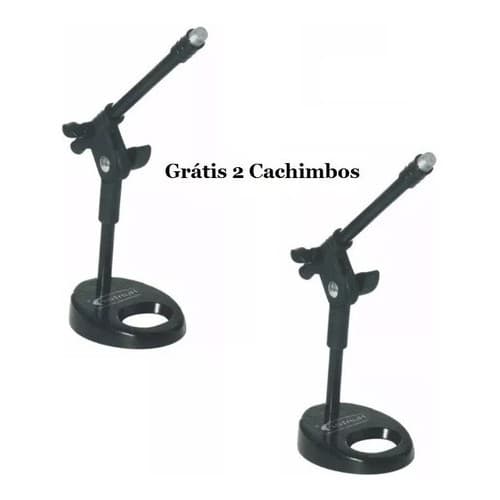 Pedestal Girafa De Mesa Para Microfone 2 Unid. Hpm56 Torelli